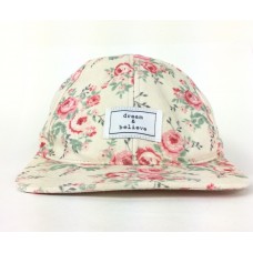H&M Dream and Believe Floral Baseball Cap Hat Snapback Fits Most Mujer Cotton  eb-28148519